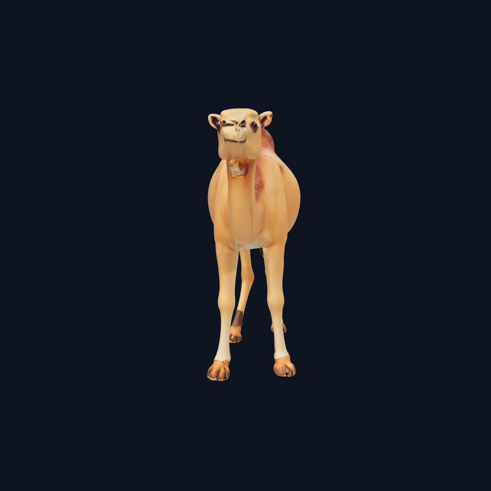 Realistic Camel Model Pack with PBR Textures